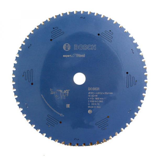 Bosch Ø305mm (12&#034;) x 60T Circular Saw Blade Expert 2608643060 for Steel #3 image