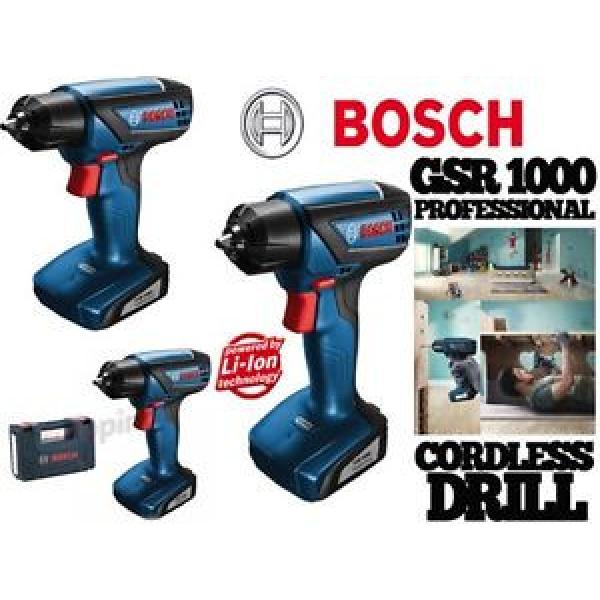 TRAPANO AVVITATORE Bosch GSR 1000 10,8V LI-ION + BATTERIA E CARICABATTERIA #1 image