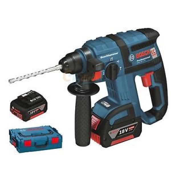 BOSCH CORDLESS DRILL HAMMER GBH 18 V-EC + 2 BATTERY 4,0 AH + L-BOXX #1 image