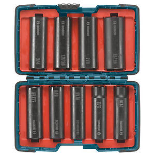 BOSCH 27286 1/2&#034; Drive Deep Socket Set (9 pc) #1 image