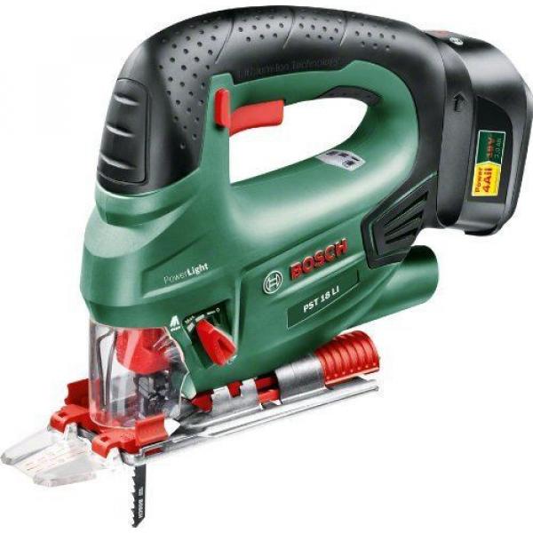 NEW Bosch PST18 Li 2.0AH Lithium ION Cordless Jigsaw (with 2.0Ah Battery) #1 image