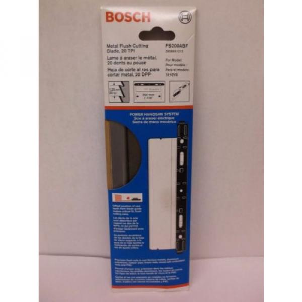 BOSCH 7-7/8 In. 20 TPI Flush Cutting Blade FS200ABF (A37S) #1 image