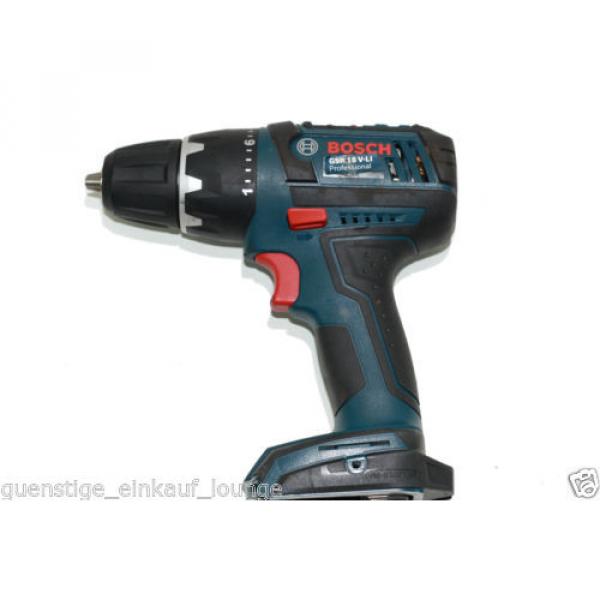 BOSCH batería Taladradora -taladro GSR 18 -Li 18 Volt - Atornillador Solo #1 image