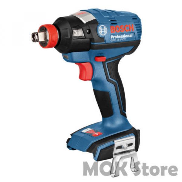 Bosch GDX 18V-EC Cordless li-ion Brushless Driver + 4.0Ah Battery x2 + Charger #3 image