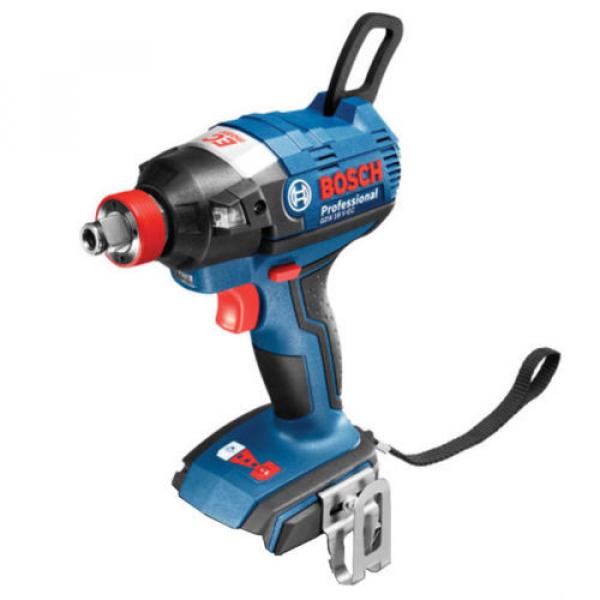 Bosch GDX 18V-EC Cordless li-ion Brushless Driver + 4.0Ah Battery x2 + Charger #4 image