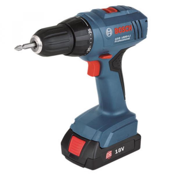 New Cordless Drill Driver GSR 1800-LI Professional Li-ion Bosch 220V. #2 image