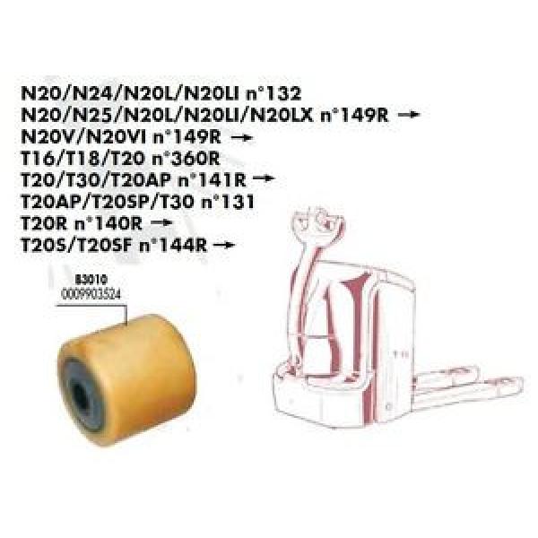 GALET BOGGIE 85 80 85 20 mm TRANSPALETTE FENWICK LINDE T20 T30 T20AP &gt;N°141R #1 image