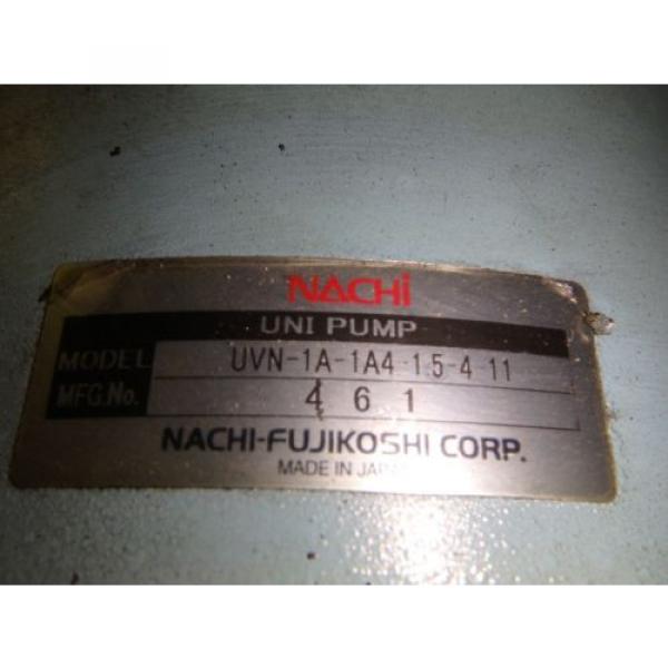 NACHI UNI PUMP amp; MOTOR _ UVN-1A-1A4-15-4-11 _ MOTOR: TWF4817BF #7 image