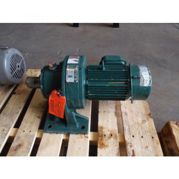 SUMITOMO SM-CYCLO CHHMS14130YC-B GEARMOTOR, RATIO 55, 1 HP, 1750 RPM USED #5 image