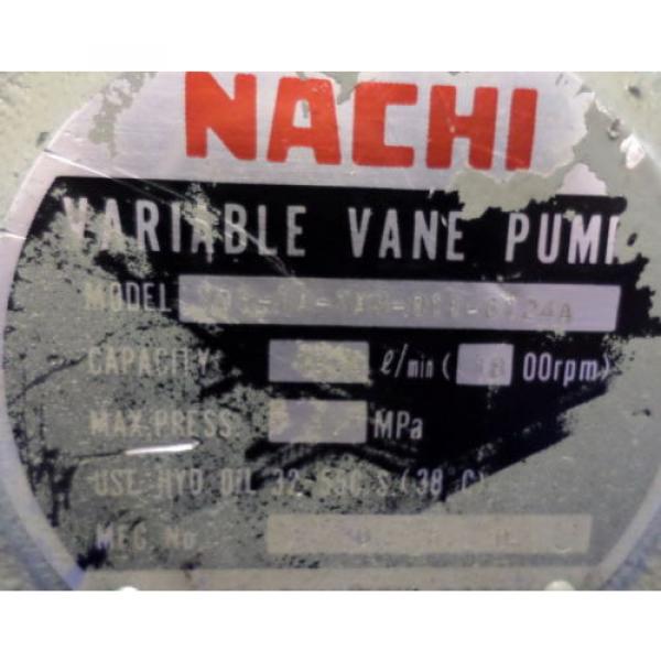 NACHI VARIABLE VANE PUMP, VDR-1A-1A3-Q11-6124A #2 image