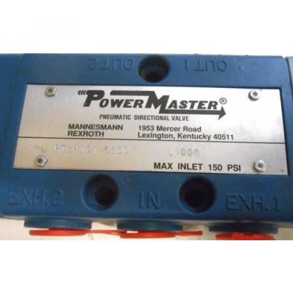 REXROTH, Canada Canada POWERMASTER, PNEUMATIC DIRECTIONAL VALVE, PT34101-0300, L1000 #2 image