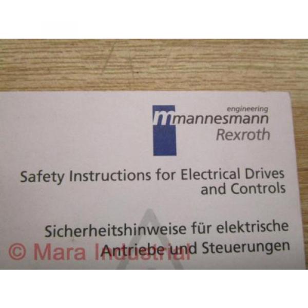 Mannesmann Japan Australia / Rexroth SV01-MS-P Manual 120-1300-B305 #3 image