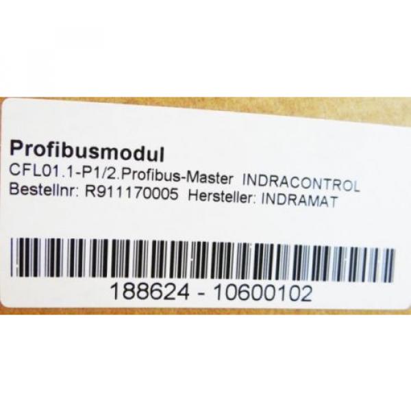 Rexroth Mexico Dutch Indramat CFL01.1-P1/2. Profibusmodul Profibus-Master  -unused/OVP- #3 image