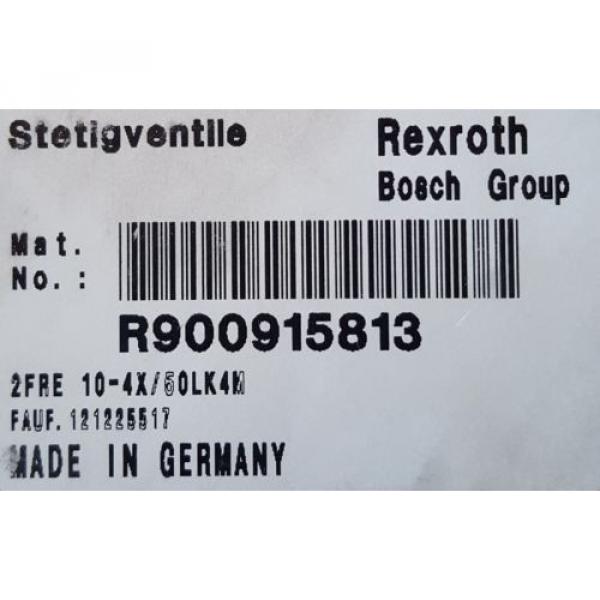 NEW!! USA Canada  REXROTH 2FRE10-44/50LK4M CONTROL VALVE R900915813  2FRE 10-44/50 BOSCH #4 image